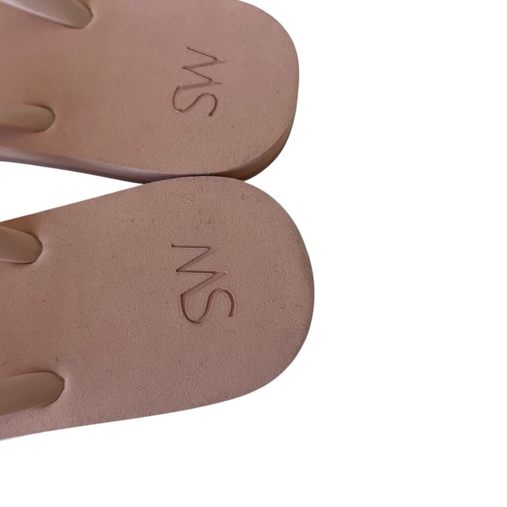 Stuart Weitzman Embossed Flip Flop Thong Sandals … - image 4